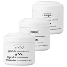 지아자 산양유 케라틴 헤어팩, 200ml, 3개