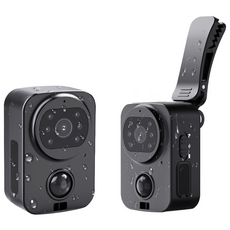 SEWEEK 고화질 자전거 블랙박스 오토바이 블랙박스 초소형 액션 바디캠 비 오는 날 방수, PD-64GB SD 카드