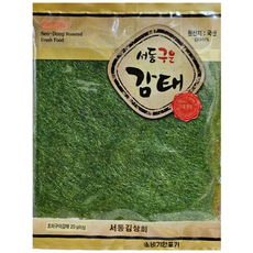 70년 전통 원조 서산 태안 자연산 햇 구운감태 (8매), 20g, 5개