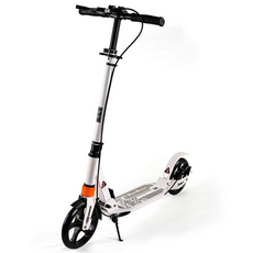 접이식 아동 어린이 성인 킥보드 접이식 두발킥보드, 1개, 흰색