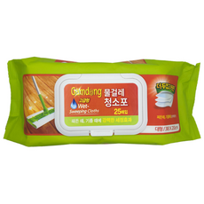 감동 고급형 대형 물걸레 청소포 캡형(38X20cm25매), 12개