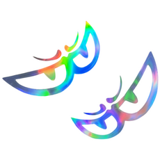 티와이 베릭 스티커 자전거 오토바이 포인트 데칼 S (8*4cm), 1세트, 홀로그램