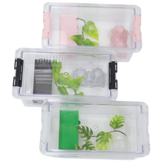 조이클린케이지(중) 세트 용품 포함 핑크 블랙 그린, 투명핑크세트, 1개