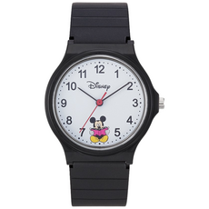 디즈니 캐릭터 북미키 경량 밴드 손목시계 D10434BKW