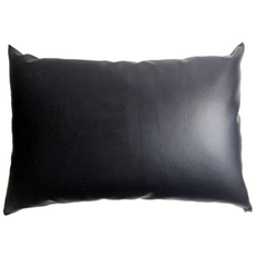 인조가죽 레자베개(대 중 소) 솜포함 방수베개 한의원 관리실마사지베개, 블랙, 1개