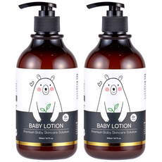 나투라비타 저자극 베이비 신생아 아기 로션 비건인증 피부비자극 대용량, 500ml, 2개