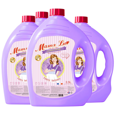 [맘스럽] 라벤더 섬유유연제 2.5Lx4개입 프랑스 라벤더향 대용량 구연산첨가 오래가는 향기 캡슐 실내건조형, 4개, 2.5L