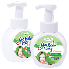 Eco Soda 洗手慕斯, 葡萄柚香味, 2瓶, 300ml