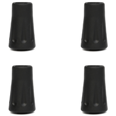 드림초이스 등산스틱 고무패킹 보호캡, 4개, 블랙