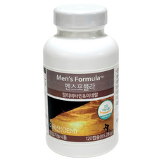유니시티 멘스포뮬라 멀티비타민&미네랄, 120정, 1개