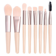 It's Life 化妝刷8件組, 1個, 杏色