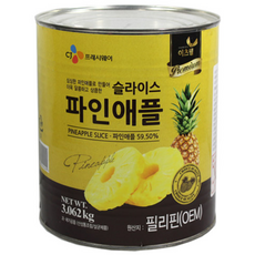 이츠웰 파인애플캔(슬라이스)3.062Kg, 2개, 3.062kg