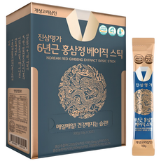 개성고려삼인 진삼명가 6년근 홍삼정 베이직 스틱, 300g, 1개