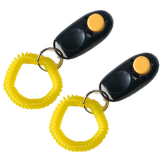 퍼피가드 강아지 훈련용품 클리커 2P, 블랙, 2개