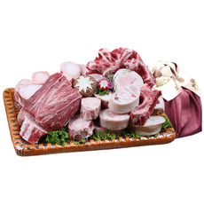 도축장 직배송 1+등급 암소한우 보양세트 모음, 사골2.5kg, 1개