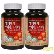 종근당건강 멀티케어 오메가3 프리미엄, 90정, 2개