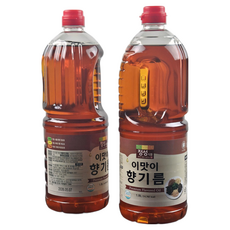 자연미가 참맛기름 이맛이향기름, 2개, 1.8L