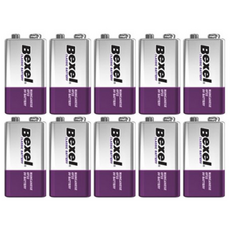 벡셀 9V 건전지 벌크, 10개