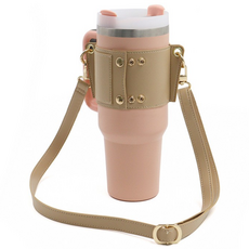 코차이 끈조절 텀블러 홀더 스트랩 3컬러, 1개, 베이지