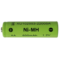 나이스조명 니켈수소 충전건전지 태양광 태양열 정원등 충전배터리 배터리 충전지 AA 600mAh, 1개