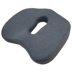 THE NAEUN 3D記憶海綿甜甜圈坐墊, 灰色, 1個