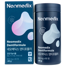 [공식판매처] 네오메딕스 덴티포뮬러 치아 뼈 건강 멀티 기능성 칼슘 영양제 60정 1개월, 1개 1개