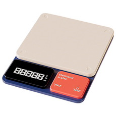 루베라 USB 충전 주방 전자저울 g단위 1g 정밀 소형 전자저울 가정용 베이킹 식품 저울, N32, 블루, 5kg