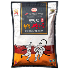 25년 (국산) 세척 태양초 청결 햇 고춧가루 1kg (김치용 보통맛), 1개, 1L
