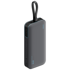CUKTECH 쿡테크 40W 대용량 20000mAh 일체형 보조배터리 고속 충전 보조배터리 전력 표시/여행용 기내반입, 회색, LPB200N