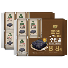 농협식품 참기름 광천김, 4g, 32개