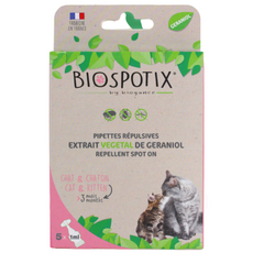 바이오강스 바이오스팟틱스 스팟온 고양이 진드기방지, 5ml, 1세트