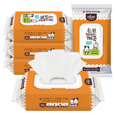 에티펫 손발 엉덩이 물티슈 100매 X 10개 무배, 100개입