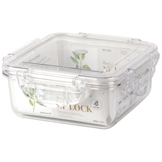 NF LOCK 엔에프락 정사각 트라이탄 밀폐용기 정사각5호 780ml, 1개