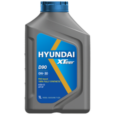 현대 엑스티어 D90 0w-30 디젤 엔진오일 c2 1리터 PAO 합성유, 1L, 1개