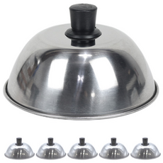 스텐 폭탄계란찜뚜껑 호떡덮개 5개묶음 (130x45mm), 5개