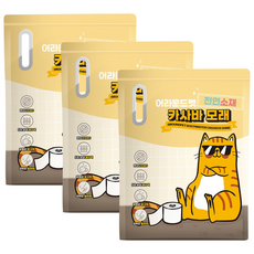 어라운드펫 천연 카사바 고양이모래 더스트프리 3.5kg 3팩, 무향
