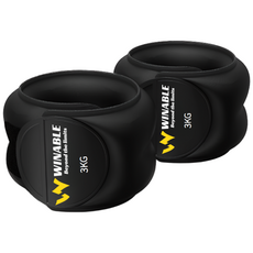 윈어블 모래주머니 손목 발목 중량밴드 모음 헬스 복싱 크로스핏 1kg 2kg 3kg 4kg 6kg, 블랙