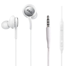 삼성 AKG 유선이어폰 정품 갤럭시 S8 S9 S10 노트 8 노트 9, 화이트 3.5 HBG