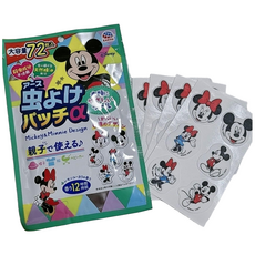 모기 퇴치 패치(72매) & 모기팔찌(30개) 미키마우스 캐릭터, 미키마우스 모기 패치, 72개, 10g