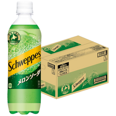 일본 홋카이도 한정 슈웹스 멜론 메론소다, 24개, 490ml