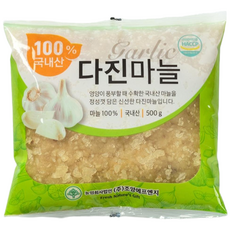 조양FNG HACCP인증 국산 다진마늘, 500g, 5개