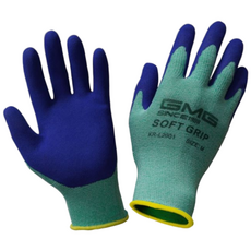 GMG 柔軟抓握安全塗層手套 雙手套組 KR-L2001, 3個