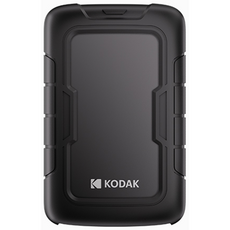 코닥 HDD 외장하드 Micro-B 인터페이스 USB3.2 Gen1 5Gb/s 고속전송 휴대용 경량 하드디스크 4inch 낙하방지 방진방수 USB-A 케이블 포함, 검은색, 500GB