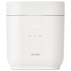 PN풍년 에어벤티 가열식 가습기 DX Plus 3.5L 올스텐 전해연마 대용량 316스텐물탱크 분리세척 취침 저소음 살균 아기 가습기 원격리모콘, 퓨어화이트