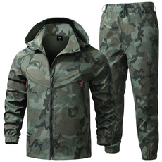 ANYOU 춘추 남자 남성용 현장 작업복 정비복 상하의 세트 레저 방수 방풍