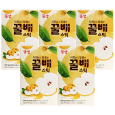 꽃샘 꿀배 스틱, 5개, 20개입, 20g