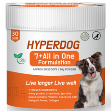 1+1 하이퍼독 강아지 올인원 영양제 반려견 면역 90g, 1개