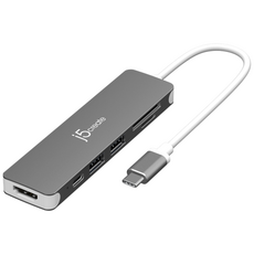 [j5create] JCD353 USB-C to 4K HDMI 멀티허브 6in1, 단품