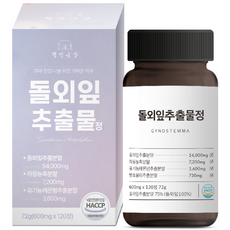 웰빙곳간 돌외잎 추출물 72g, 120정, 1개