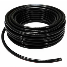 흑고압 편사호스 15(16)mm x50M롤 이끼방지 물호스 흑편사, 1개